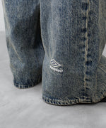 画像をギャラリービューアに読み込む, ssstein×UMBRO(シュタイン×アンブロ)のDEFORMATION WIDE DENIM JEANS - INDIGOの公式通販サイトsession福岡セレクトショップ
