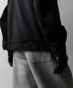 ssstein(シュタイン)のW/SI SATIN ZIP UP SHORT JACKET - BLACKの公式通販サイトsession福岡セレクトショップ