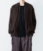 画像をギャラリービューアに読み込む, ANTHEM A アンセムエー BULKY WOOL KNIT ZIP BLOUSONのBROWN 公式通販サイトsession福岡セレクトショップ
