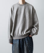 画像をギャラリービューアに読み込む, ssstein(シュタイン)のYAK/COTTON SWEAT LS - TOP GREYの公式通販サイトsession福岡セレクトショップ
