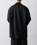 画像をギャラリービューアに読み込む, ssstein(シュタイン)のOVERSIZED SINGLE BREASTED JACKET (2/60 WOOL GABARDINE) - BLACKの公式通販サイトsession福岡セレクトショップ
