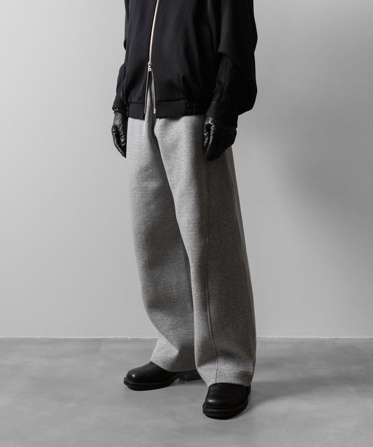 ssstein(シュタイン)のCOTTON DOUBLE KNIT TWIST SEAM PANTS - TOP GREYの公式通販サイトsession福岡セレクトショップ