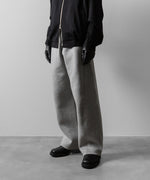 画像をギャラリービューアに読み込む, ssstein(シュタイン)のCOTTON DOUBLE KNIT TWIST SEAM PANTS - TOP GREYの公式通販サイトsession福岡セレクトショップ
