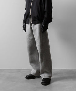 ssstein(シュタイン)のCOTTON DOUBLE KNIT TWIST SEAM PANTS - TOP GREYの公式通販サイトsession福岡セレクトショップ