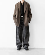 画像をギャラリービューアに読み込む, ssstein×UMBRO(シュタイン×アンブロ)のDEFORMATION WIDE DENIM JEANS - BLACKの公式通販サイトsession福岡セレクトショップ
