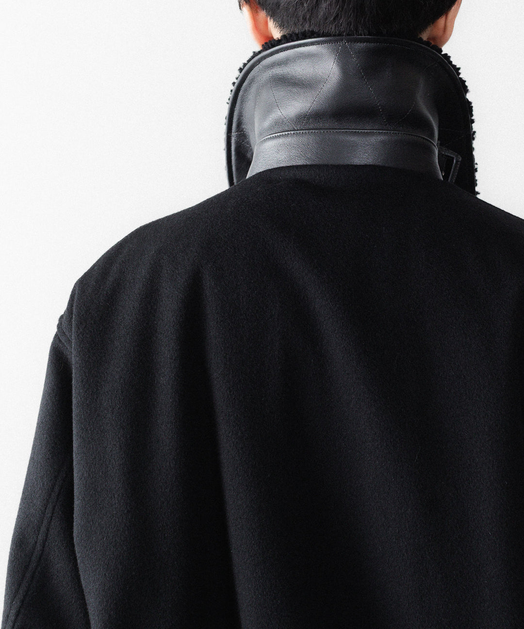ssstein(シュタイン)のMOUTON COLLAR WOOL CASHMERE PADDED JACKET - BLACKの公式通販サイトsession福岡セレクトショップ