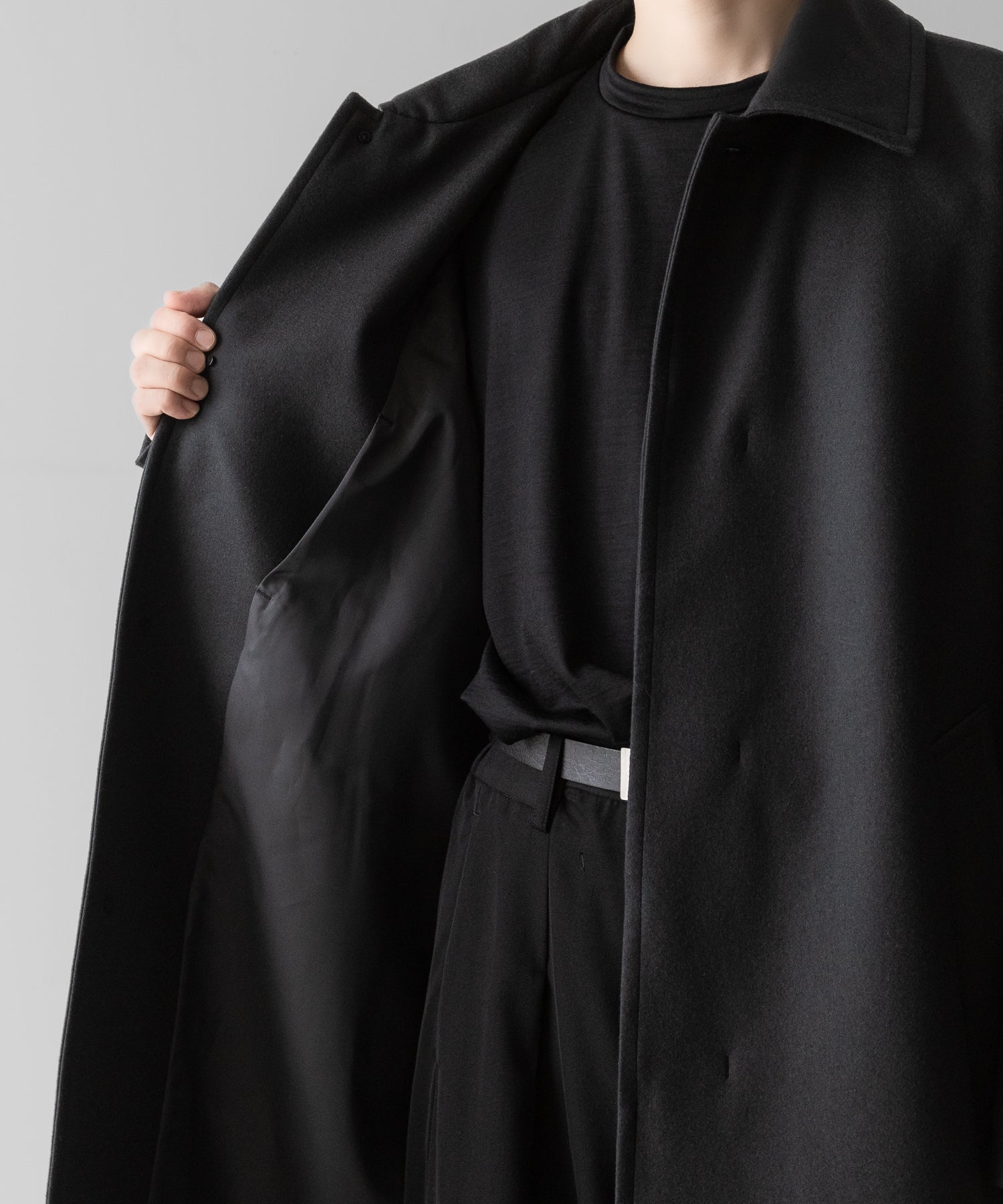 VEIN ヴェインのWO DOUBLE MELTON MAXI COAT - D.GRAYの公式通販サイトsession福岡セレクトショップ