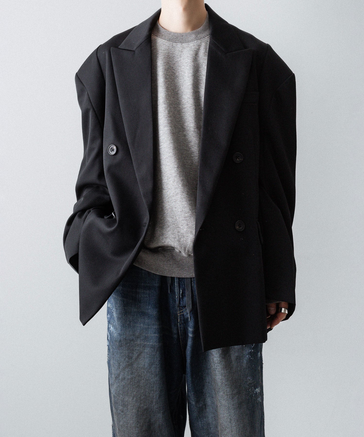 ssstein(シュタイン)のYAK/COTTON SWEAT LS - TOP GREYの公式通販サイトsession福岡セレクトショップ