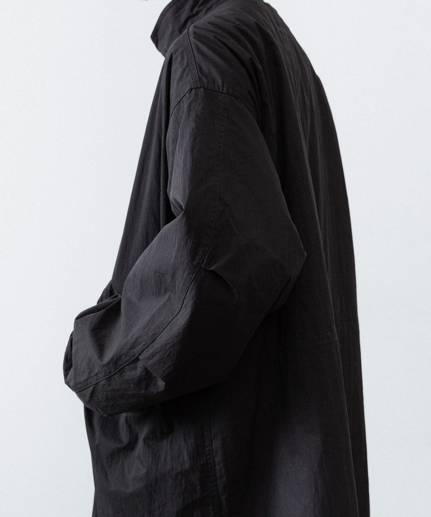 ANTHEM A アンセムエー NYLON COTTON MILITARY OVER COATのBLACK公式通販サイトsession福岡セレクトショップ
