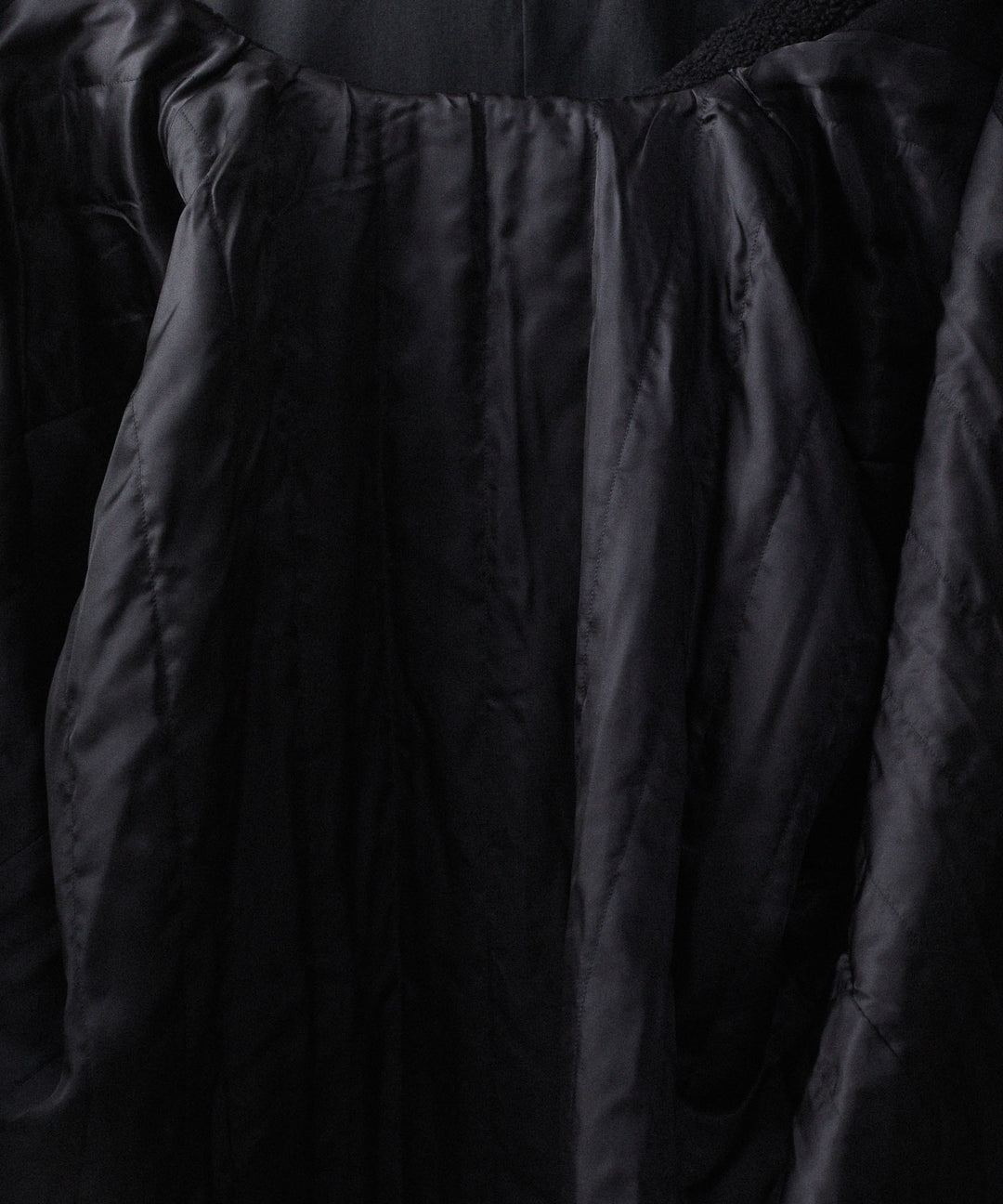 ssstein(シュタイン)のMOUTON COLLAR WOOL CASHMERE PADDED JACKET - BLACKの公式通販サイトsession福岡セレクトショップ