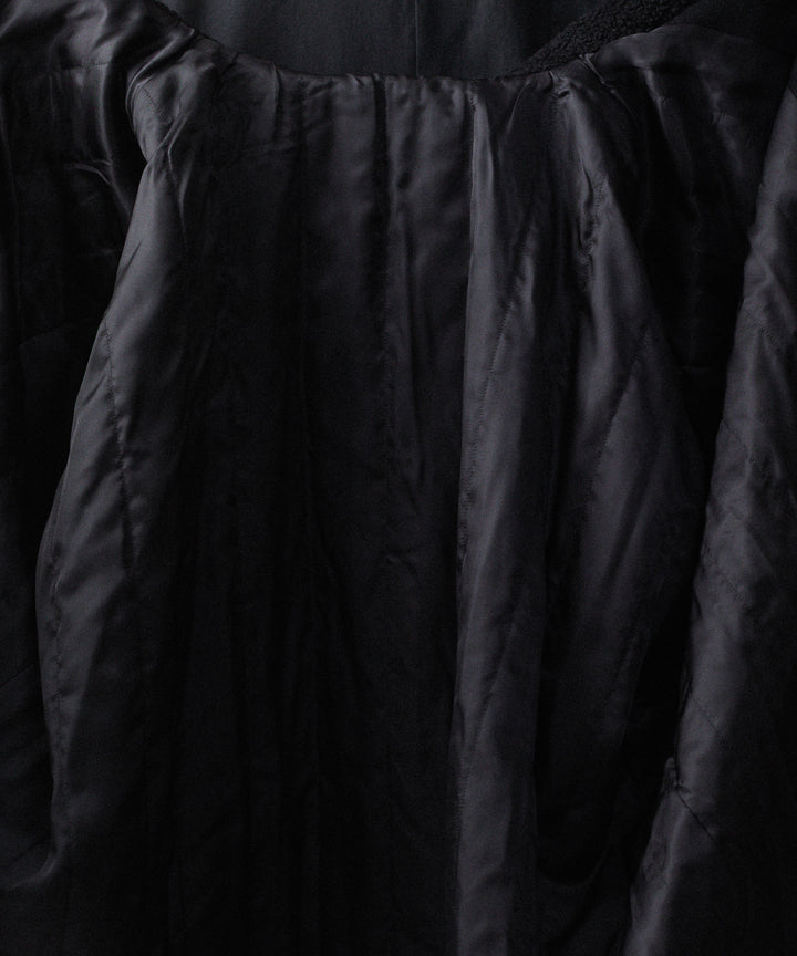 ssstein(シュタイン)のMOUTON COLLAR WOOL CASHMERE PADDED JACKET - BLACKの公式通販サイトsession福岡セレクトショップ