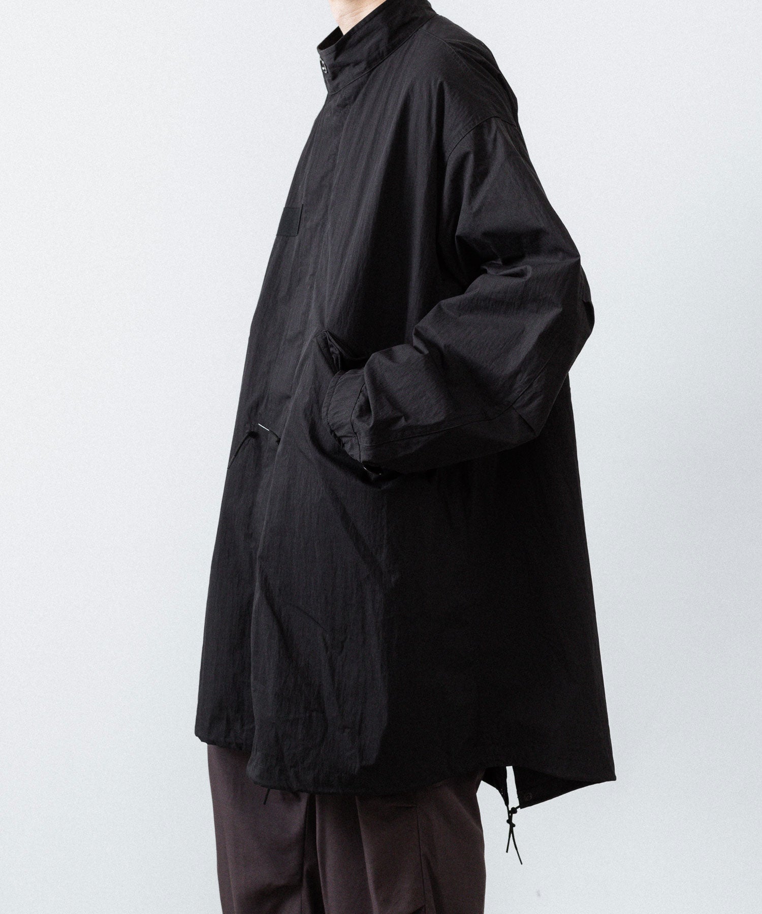 ANTHEM A アンセムエー NYLON COTTON MILITARY OVER COATのBLACK公式通販サイトsession福岡セレクトショップ
