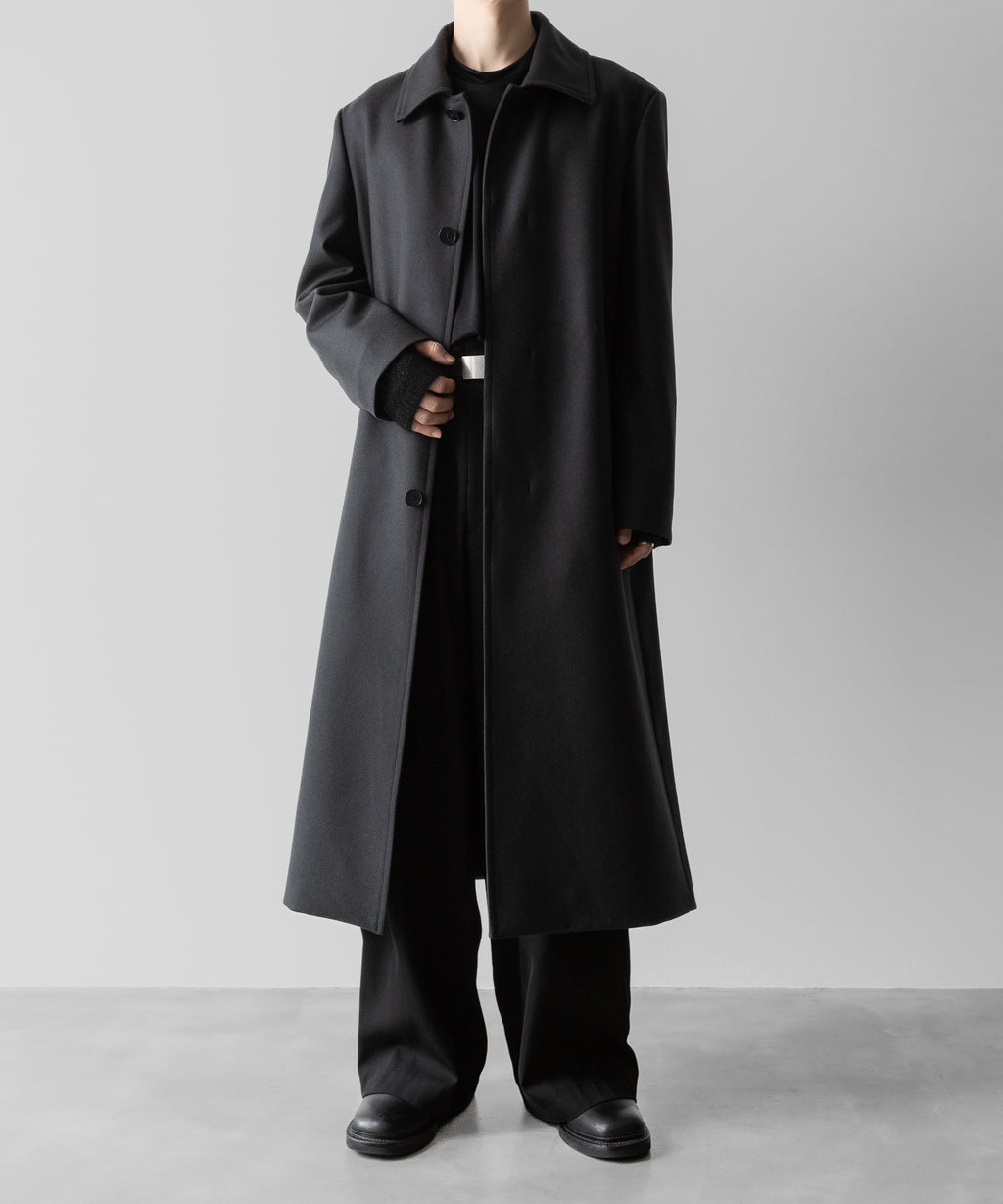 VEIN ヴェインのWO DOUBLE MELTON MAXI COAT - D.GRAYの公式通販サイトsession福岡セレクトショップ