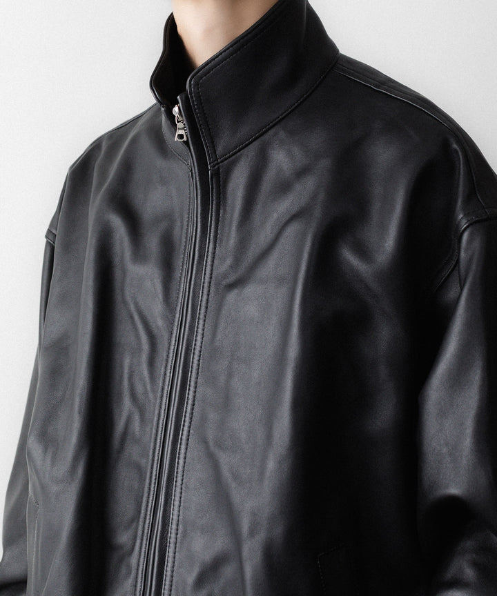 ssstein(シュタイン)のSHEEP LEATHER STAND COLLAR JACKET - BLACKの公式通販サイトsession福岡セレクトショップ