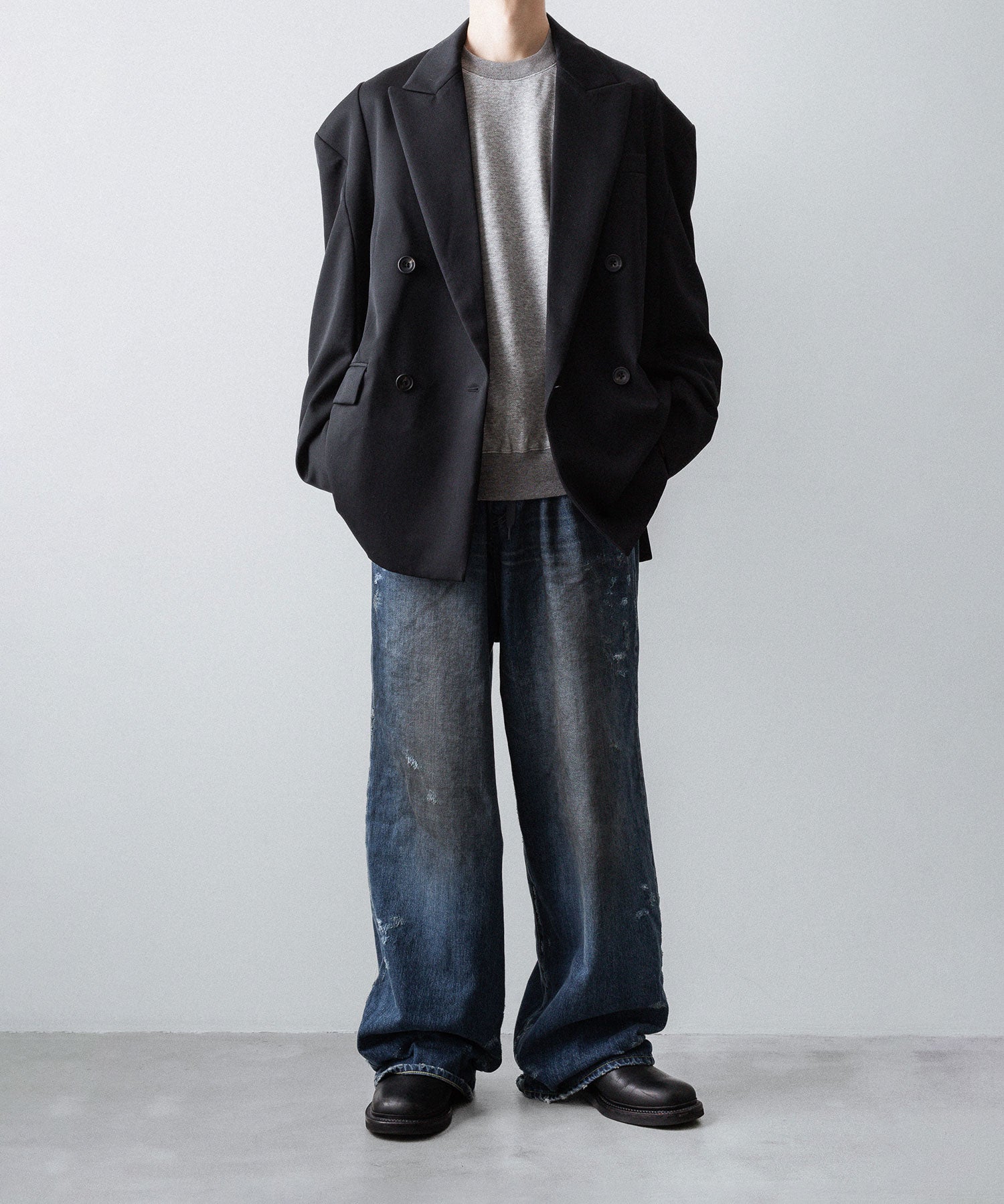 ssstein(シュタイン)のYAK/COTTON SWEAT LS - TOP GREYの公式通販サイトsession福岡セレクトショップ