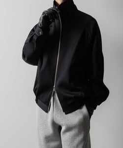 ssstein(シュタイン)のW/SI SATIN ZIP UP SHORT JACKET - BLACKの公式通販サイトsession福岡セレクトショップ