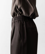 画像をギャラリービューアに読み込む, 【ssstein】 WIDE EASY SHORT TROUSERS - DARK BROWN
