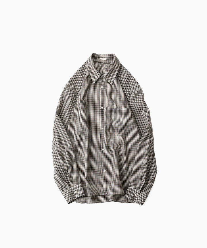 phebus- フィーバスのWOOL POLY TROPICAL SHIRTのMULTI GINGHAM公式通販サイトsession福岡セレクトショップ