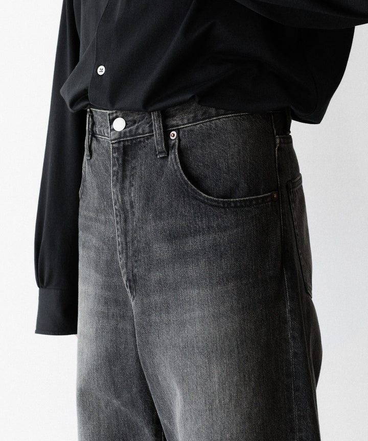 ssstein(シュタイン)のWIDE DENIM JEANS - BLACKの公式通販サイトsession福岡セレクトショップ