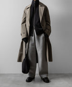 画像をギャラリービューアに読み込む, ssstein(シュタイン)のCOTTON DOUBLE KNIT TWIST SEAM PANTS - TOP GREYの公式通販サイトsession福岡セレクトショップ
