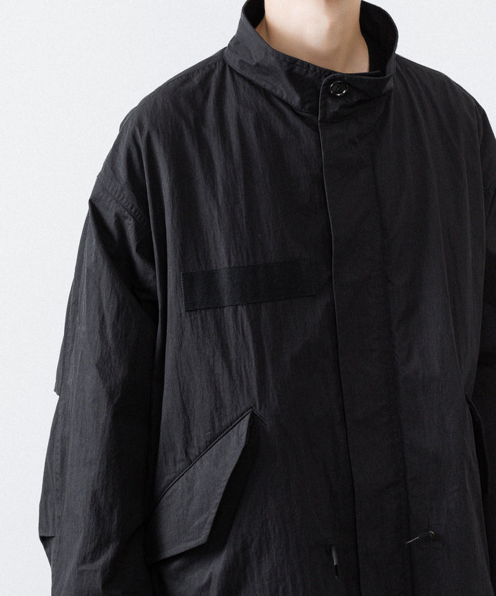 ANTHEM A アンセムエー NYLON COTTON MILITARY OVER COATのBLACK公式通販サイトsession福岡セレクトショップ