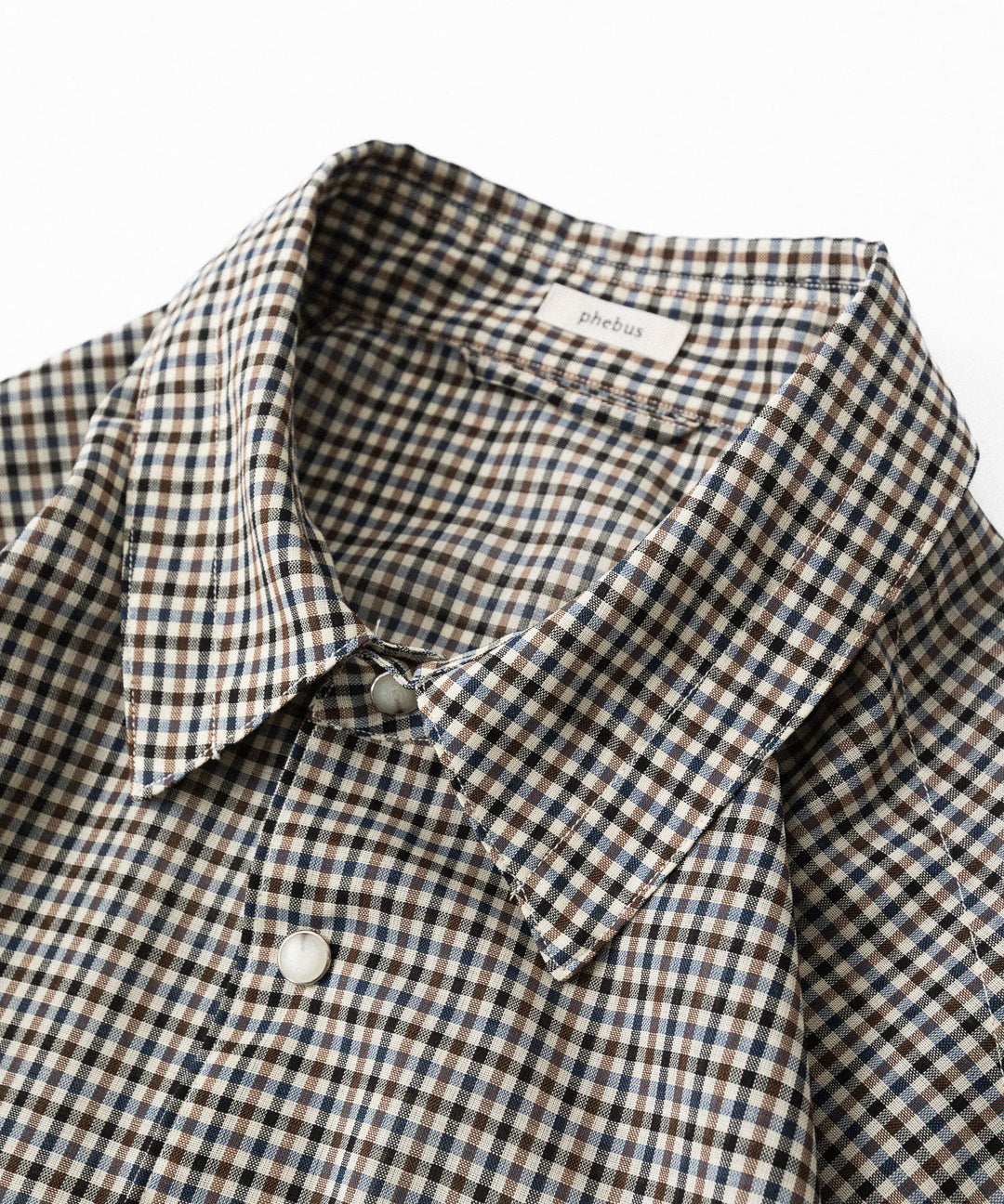 phebus- フィーバスのWOOL POLY TROPICAL SHIRTのMULTI GINGHAM公式通販サイトsession福岡セレクトショップ