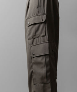 ssstein(シュタイン)のCARGO POCKET WIDE EASY TROUSERS - TAUPE BEIGEの公式通販サイトsession福岡セレクトショップ