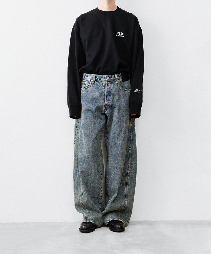 ssstein×UMBRO(シュタイン×アンブロ)のDEFORMATION WIDE DENIM JEANS - INDIGOの公式通販サイトsession福岡セレクトショップ