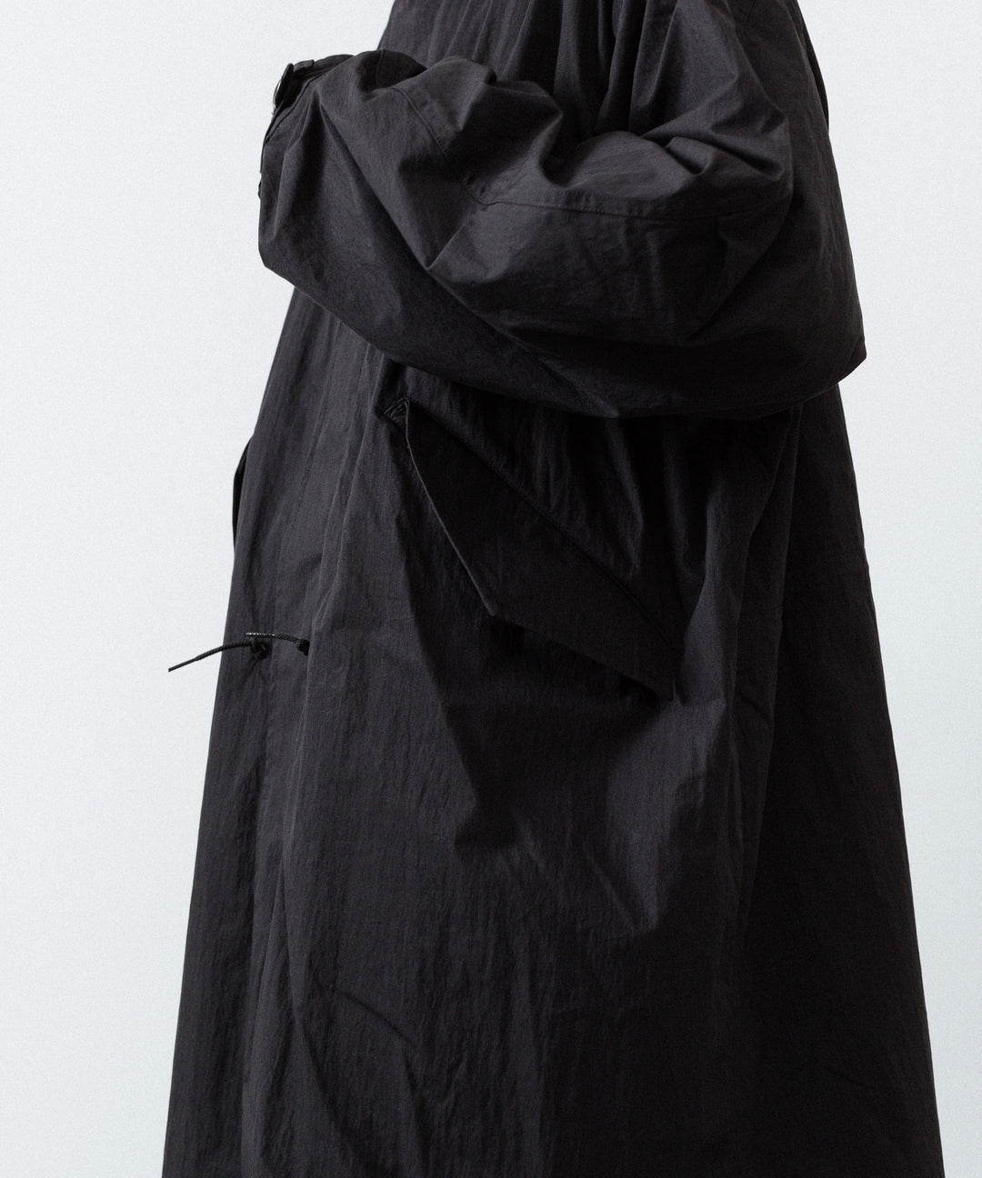 ANTHEM A アンセムエー NYLON COTTON MILITARY OVER COATのBLACK公式通販サイトsession福岡セレクトショップ