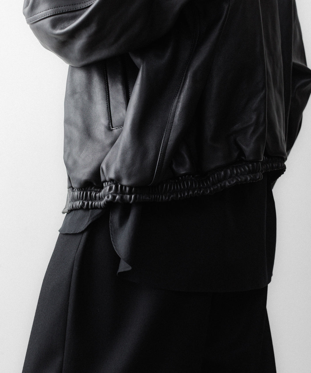 ssstein(シュタイン)のSHEEP LEATHER STAND COLLAR JACKET - BLACKの公式通販サイトsession福岡セレクトショップ