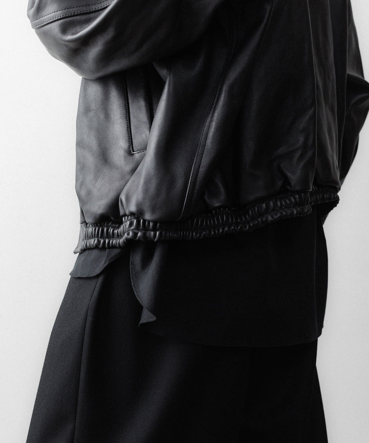 ssstein(シュタイン)のSHEEP LEATHER STAND COLLAR JACKET - BLACKの公式通販サイトsession福岡セレクトショップ