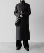 画像をギャラリービューアに読み込む, VEIN ヴェインのWO DOUBLE MELTON MAXI COAT - D.GRAYの公式通販サイトsession福岡セレクトショップ
