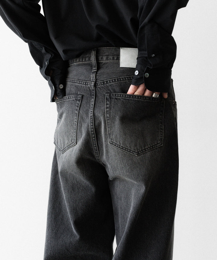 ssstein(シュタイン)のWIDE DENIM JEANS - BLACKの公式通販サイトsession福岡セレクトショップ