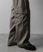 画像をギャラリービューアに読み込む, ssstein(シュタイン)のCARGO POCKET WIDE EASY TROUSERS - TAUPE BEIGEの公式通販サイトsession福岡セレクトショップ
