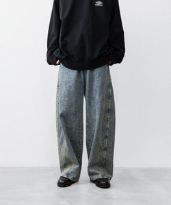 ssstein × UMBRO】DEFORMATION WIDE DENIM JEANS - INDIGO | 公式通販