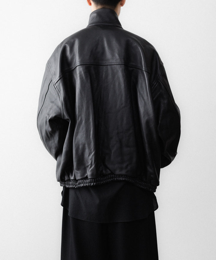 ssstein(シュタイン)のSHEEP LEATHER STAND COLLAR JACKET - BLACKの公式通販サイトsession福岡セレクトショップ