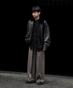 画像をギャラリービューアに読み込む, ssstein(シュタイン)のMOUTON COLLAR SHEEP LEATHER ZIP JACKET - BLACKの公式通販サイトsession福岡セレクトショップ
