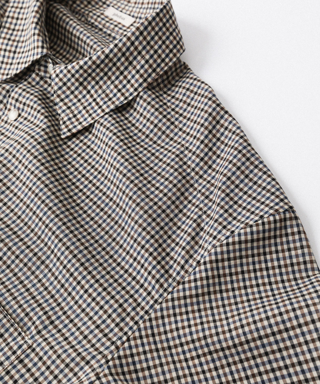 phebus- フィーバスのWOOL POLY TROPICAL SHIRTのMULTI GINGHAM公式通販サイトsession福岡セレクトショップ