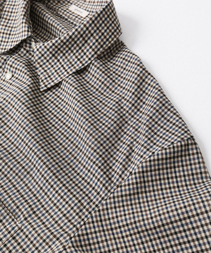 phebus- フィーバスのWOOL POLY TROPICAL SHIRTのMULTI GINGHAM公式通販サイトsession福岡セレクトショップ