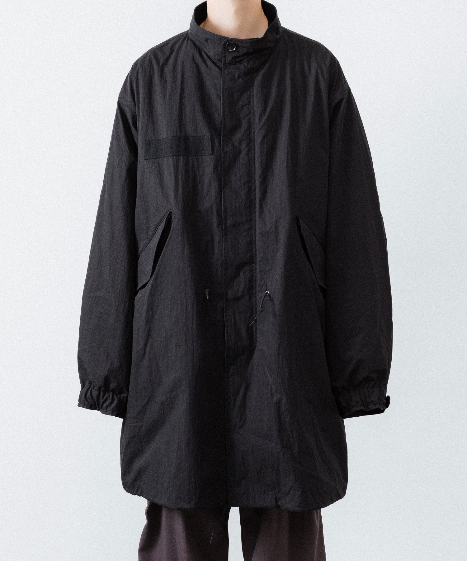 ANTHEM A アンセムエー NYLON COTTON MILITARY OVER COATのBLACK公式通販サイトsession福岡セレクトショップ