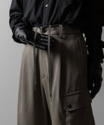 画像をギャラリービューアに読み込む, ssstein(シュタイン)のCARGO POCKET WIDE EASY TROUSERS - TAUPE BEIGEの公式通販サイトsession福岡セレクトショップ
