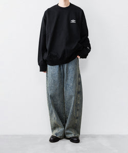 ssstein × UMBRO】DEFORMATION WIDE DENIM JEANS - INDIGO | 公式通販