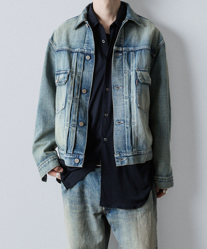 INTÉRIM インテリムのEXTRA FINE MERINO WOOL JERSEY L/S REGULAR COLLAR SHIRTのD.NAVY公式通販サイトsession福岡セレクトショップ