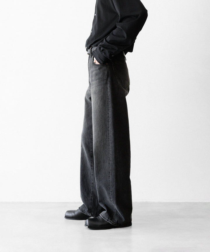 ssstein(シュタイン)のWIDE DENIM JEANS - BLACKの公式通販サイトsession福岡セレクトショップ