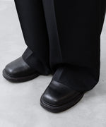 画像をギャラリービューアに読み込む, ssstein(シュタイン)のLONG WIDE TROUSERS (2/60 WOOL GABARDINE) - BLACKの公式通販サイトsession福岡セレクトショップ
