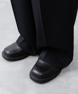 ssstein / シュタイン】LONG WIDE TROUSERS (2/60 WOOL GABARDINE