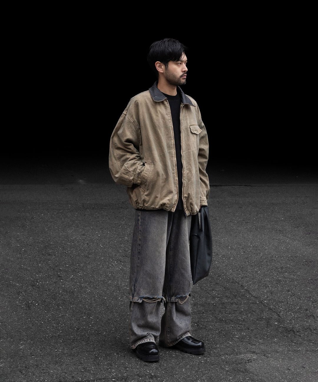 CODA コーダ GREY ACID WASH LAYERED HYBRID JEANSのGREY ACID WASH 公式通販サイトsession福岡セレクトショップ