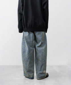 ssstein × UMBRO】DEFORMATION WIDE DENIM JEANS - INDIGO | 公式通販