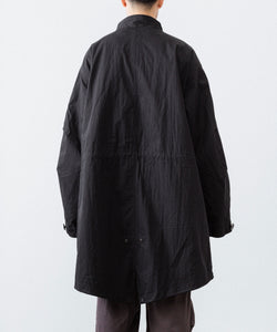 ANTHEM A / アンセムエー】NYLON COTTON MILITARY OVER COAT