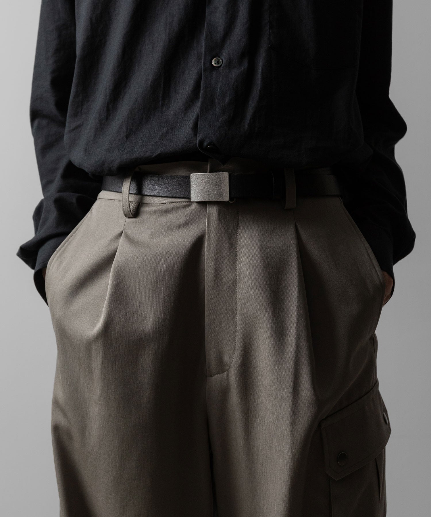 ssstein(シュタイン)のCARGO POCKET WIDE EASY TROUSERS - TAUPE BEIGEの公式通販サイトsession福岡セレクトショップ